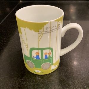 Shinzi Katoh Quiqui Drive a Car Coffee Porcelain Mug